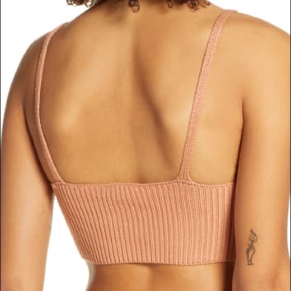 Free People You Wanna Brami Sugar Almond NWT NEW - Picture 3 of 4